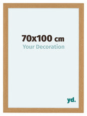 Como MDF Cornice 70x100cm Faggio Davanti Dimensione | Yourdecoration.it