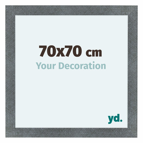 Como MDF Cornice 70x70cm Ferro Spazzato Davanti Dimensione | Yourdecoration.it