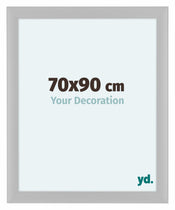 Como MDF Cornice 70x90cm Bianco Opaco Davanti Dimensione | Yourdecoration.it