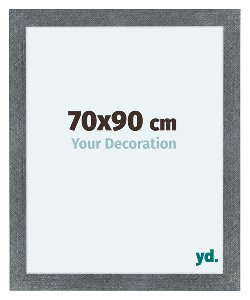 Como MDF Cornice 70x90cm Ferro Spazzato Davanti Dimensione | Yourdecoration.it