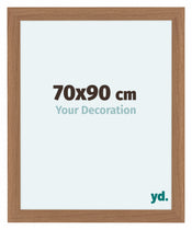 Como MDF Cornice 70x90cm Noce Chiaro Davanti Dimensione | Yourdecoration.it