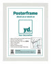 Cornice per Poster MDF 30x40cm Bianco Opaco Davanti Dimensione | Yourdecoration.it