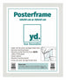 Cornice per Poster MDF 40x50cm Bianco Opaco Davanti Dimensione | Yourdecoration.it