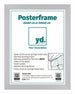 Cornice per Poster MDF 60x80 Opaco Argento Davanti Dimensione | Yourdecoration.it