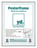 Cornice per Poster Plastica 30x40cm Argento Davanti Dimensione | Yourdecoration.it