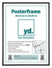 Cornice per Poster Plastica 30x40cm Nero Opaco Davanti Dimensione | Yourdecoration.it