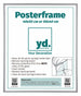 Cornice per Poster Plastica 40x50cm Argento Davanti Dimensione | Yourdecoration.it