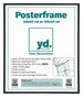 Cornice per Poster Plastica 40x50cm Nero Opaco Davanti Dimensione | Yourdecoration.it