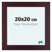 Dover Legna Cornice 20x20cm Mahonie Davanti Dimensione | Yourdecoration.it