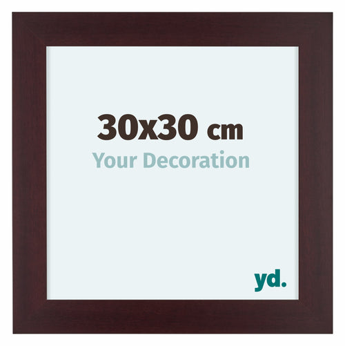 Dover Legna Cornice 30x30cm Mahonie Davanti Dimensione | Yourdecoration.it