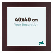 Dover Legna Cornice 40x40cm Mahonie Davanti Dimensione | Yourdecoration.it