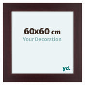 Dover Legna Cornice 60x60cm Mahonie Davanti Dimensione | Yourdecoration.it