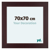 Dover Legna Cornice 70x70cm Mahonie Davanti Dimensione | Yourdecoration.it