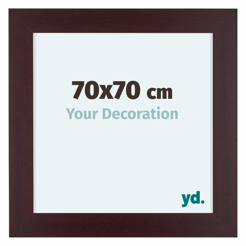 Dover Legna Cornice 70x70cm Mahonie Davanti Dimensione | Yourdecoration.it