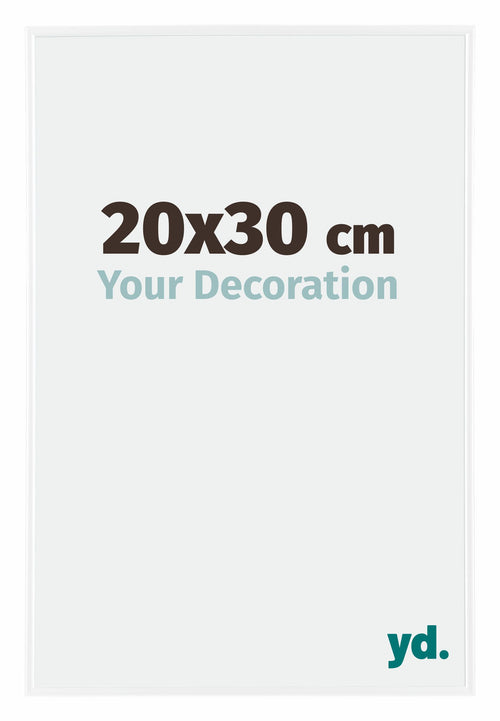 Evry Plastica Cornice 20x30cm Bianco Lucente Davanti Dimensione | Yourdecoration.it