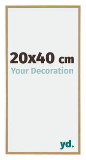 Evry Plastica Cornice 20x40cm Faggio Chiaro Davanti Dimensione | Yourdecoration.it