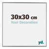 Evry Plastica Cornice 30x30cm Argento Davanti Dimensione | Yourdecoration.it