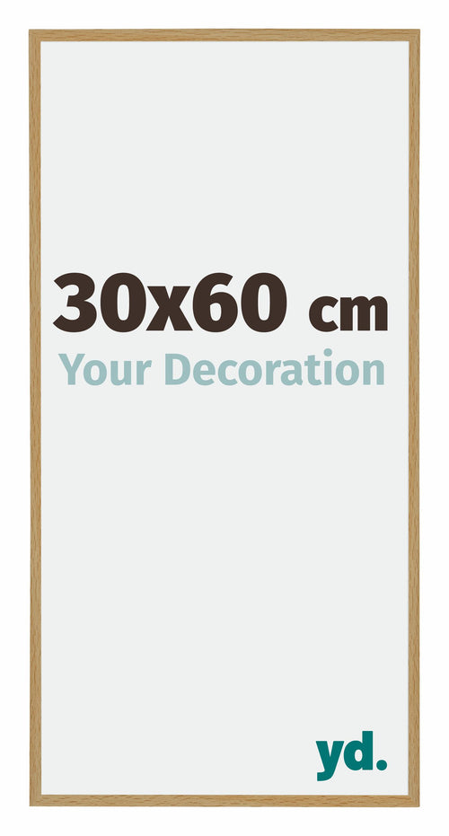 Evry Plastica Cornice 30x60cm Faggio Chiaro Davanti Dimensione | Yourdecoration.it