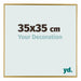 Evry Plastica Cornice 35x35cm Oro Davanti Dimensione | Yourdecoration.it