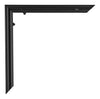 Evry Plastica Cornice 35x50cm Nero Opaco Dettaglio Angolo | Yourdecoration.it