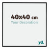 Evry Plastica Cornice 40x40cm Nero Lucente Davanti Dimensione | Yourdecoration.it