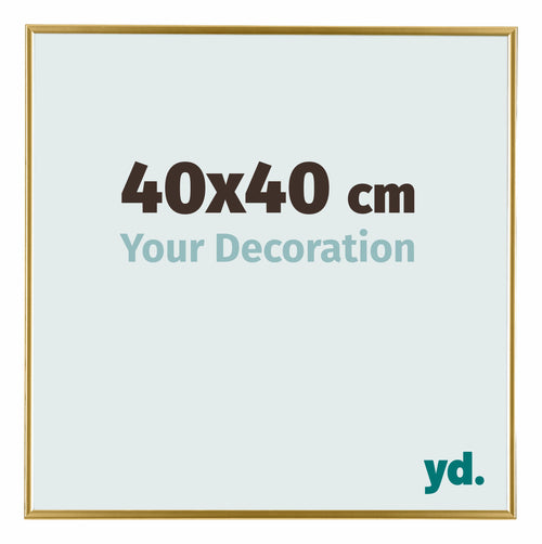 Evry Plastica Cornice 40x40cm Oro Davanti Dimensione | Yourdecoration.it