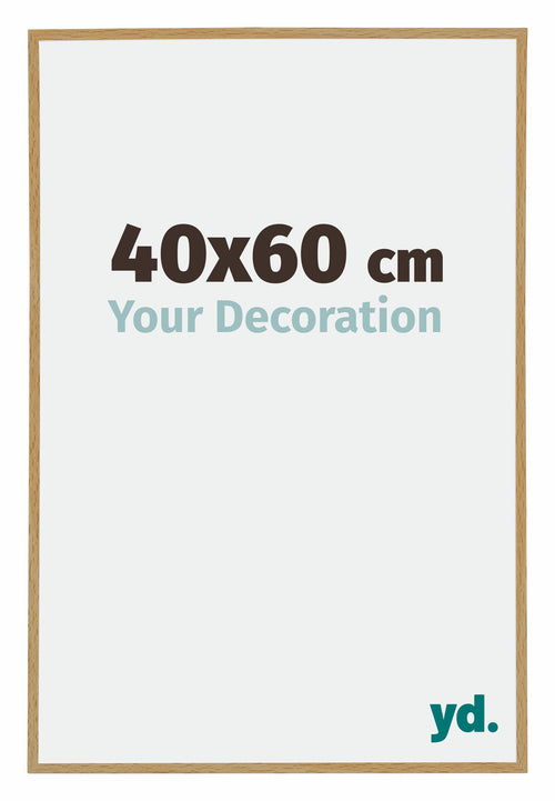 Evry Plastica Cornice 40x60cm Faggio Chiaro Davanti Dimensione | Yourdecoration.it