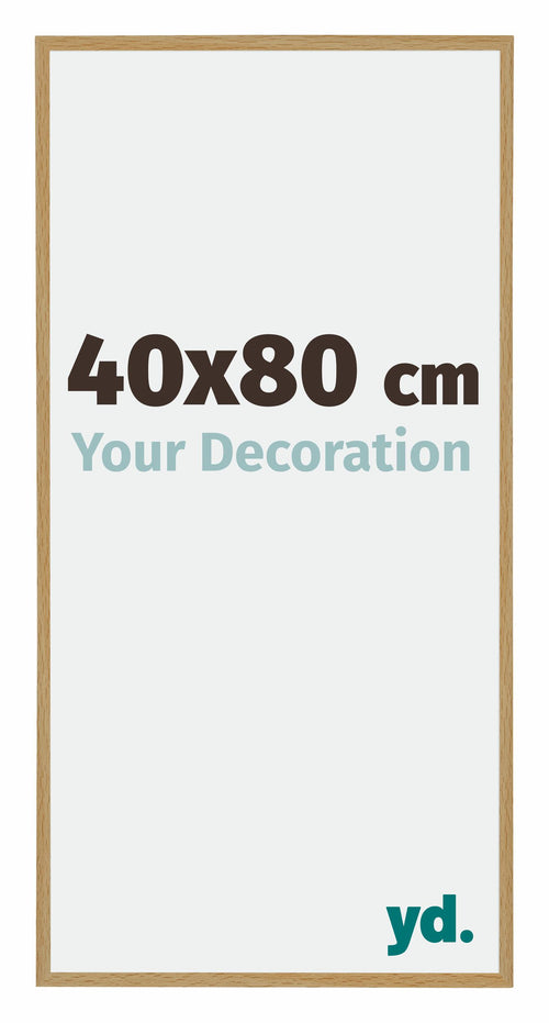 Evry Plastica Cornice 40x80cm Faggio Chiaro Davanti Dimensione | Yourdecoration.it