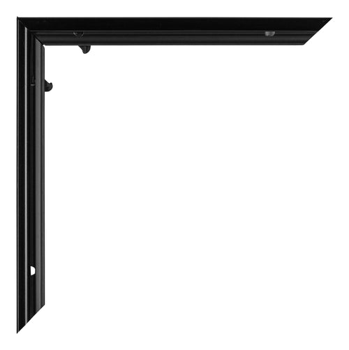 Evry Plastica Cornice 42x60cm Nero Lucente Dettaglio Angolo | Yourdecoration.it