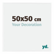 Evry Plastica Cornice 50x50cm Bianco Lucente Davanti Dimensione | Yourdecoration.it