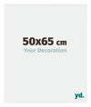 Evry Plastica Cornice 50x65cm Bianco Lucente Davanti Dimensione | Yourdecoration.it
