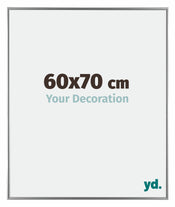 Evry Plastica Cornice 60x70cm Argento Davanti Dimensione | Yourdecoration.it