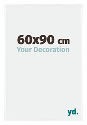 Evry Plastica Cornice 60x90cm Bianco Lucente Davanti Dimensione | Yourdecoration.it