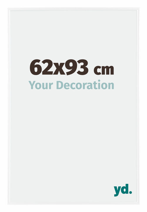 Evry Plastica Cornice 62x93cm Bianco Lucente Davanti Dimensione | Yourdecoration.it