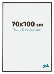 Evry Plastica Cornice 70x100cm Nero Opaco Davanti Dimensione | Yourdecoration.it