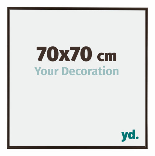 Evry Plastica Cornice 70x70cm Antracite Davanti Dimensione | Yourdecoration.it