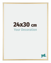 Kent Alluminio Cornice 24x30cm Oro Davanti Dimensione | Yourdecoration.it