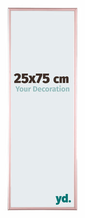 Kent Alluminio Cornice 25x75cm Rame Davanti Dimensione | Yourdecoration.it