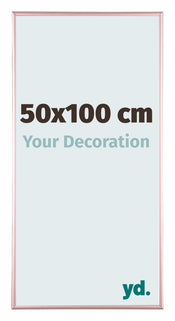 Kent Alluminio Cornice 50x100cm Rame Davanti Dimensione | Yourdecoration.it