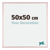 Kent Alluminio Cornice 50x50cm Rame Davanti Dimensione | Yourdecoration.it