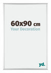 Kent Alluminio Cornice 60x90cm Argento Lucente Davanti Dimensione | Yourdecoration.it