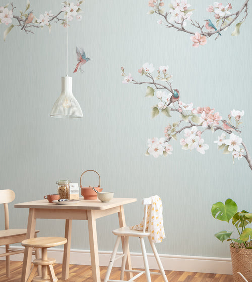 Komar Apple Bloom Tessuto Non Tessuto Carta Da Parati 250x250cm 5 strisce Ambiente | Yourdecoration.it