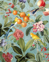 Komar Birds and Berries Tessuto Non Tessuto Carta Da Parati 200x250cm 4 strisce | Yourdecoration.it