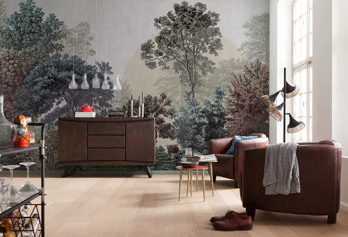 Komar Bois Brumeux Tessuto Non Tessuto Carta Da Parati 400x250cm 8 strisce Ambiente | Yourdecoration.it