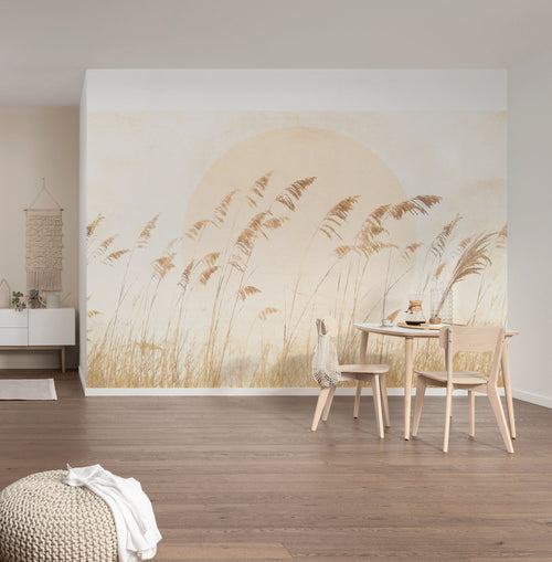 Komar Dune Grass Tessuto Non Tessuto Carta Da Parati 400x250cm 8 strisce Ambiente | Yourdecoration.it