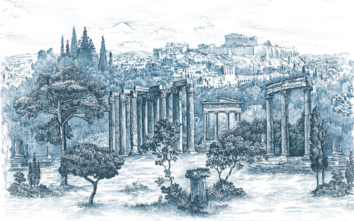 Komar Ruins Tessuto Non Tessuto Carta Da Parati 400x250cm 8 strisce | Yourdecoration.it