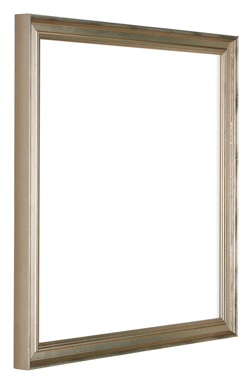 Lincoln Legna Cornice 25x25cm Argento Davanti Obliquo | Yourdecoration.it