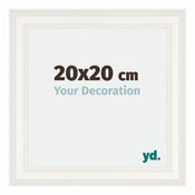 Londen Legna Cornice 20x20cm Bianco Davanti Dimensione | Yourdecoration.it