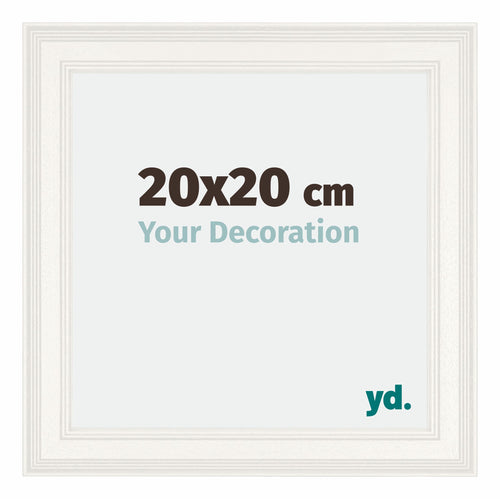 Londen Legna Cornice 20x20cm Bianco Davanti Dimensione | Yourdecoration.it