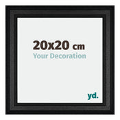 Londen Legna Cornice 20x20cm Nero Davanti Dimensione | Yourdecoration.it